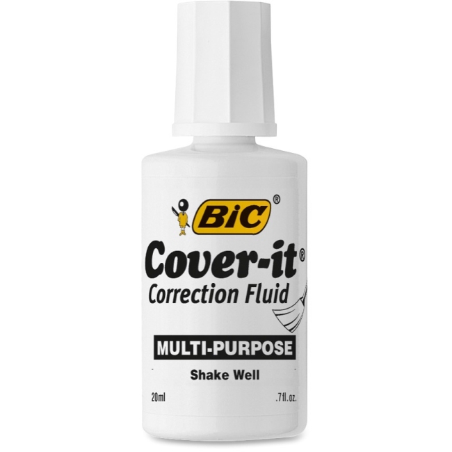 Wite-Out Multipurpose Correction Fluid WOC12WEDZ BICWOC12WEDZ