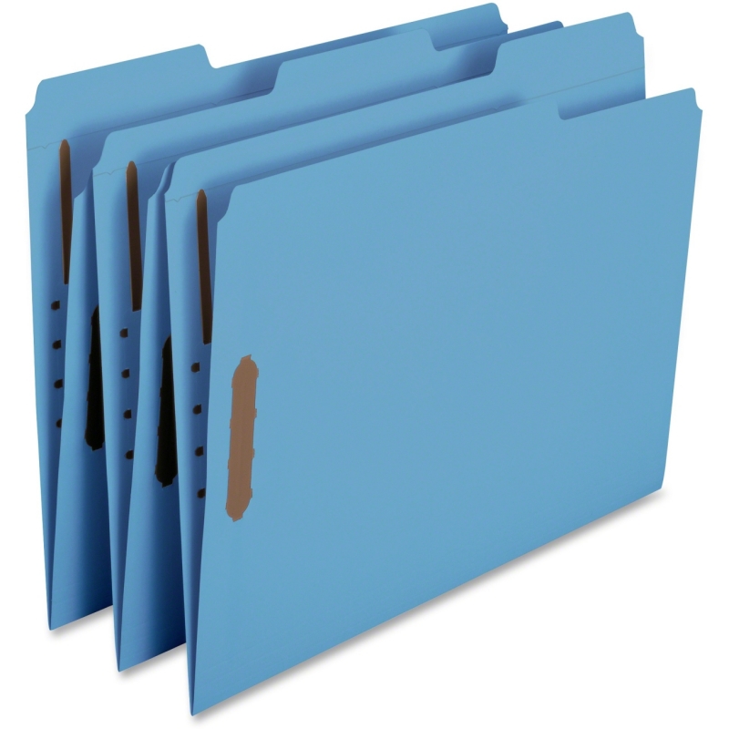 Smead Blue 100% Recycled Colored Fastener File Folders 12041 SMD12041