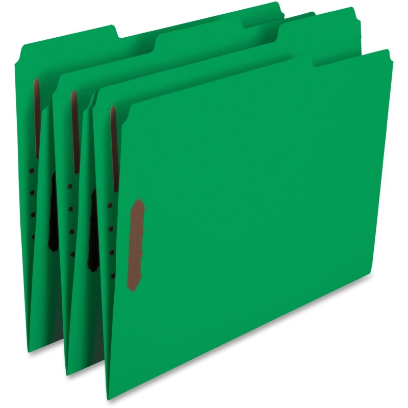 Smead Green 100% Recycled Colored Fastener File Folders 12141 SMD12141