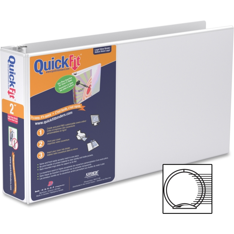 Stride Landscape Spreadsheet QuickFit Binder 97110 STW97110