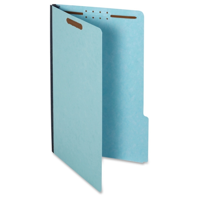 Globe-Weis Pressboard Expanding File Folder With Fasteners 616F2 1/3 BLU PFX616F213BLU