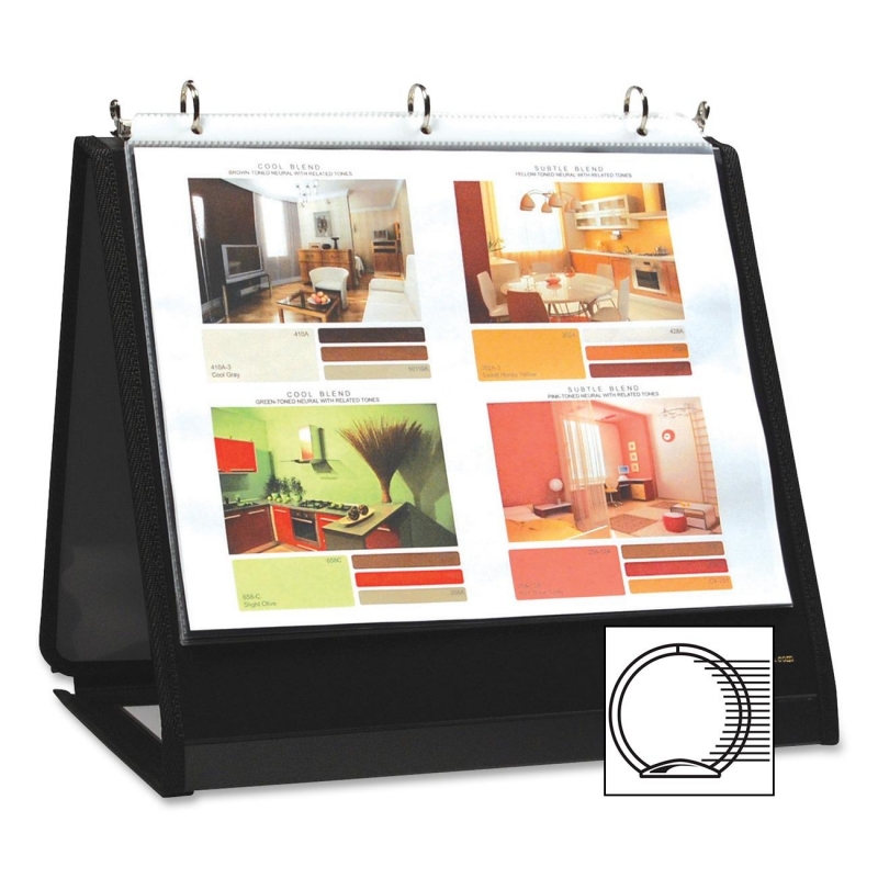 Lion Insta-Cover Ring Easel Binder 40008 LIO40008BK