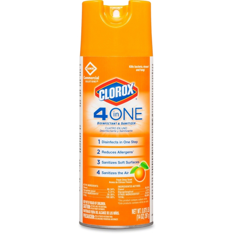 Clorox 4 in One Disinfectant Sanitizer 31043 CLO31043