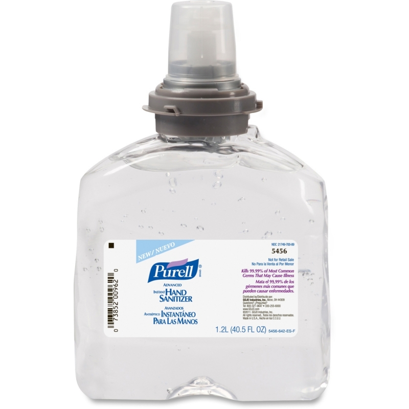 Gojo PURELL TFX Sanitizer Gel Refill 545604 GOJ545604