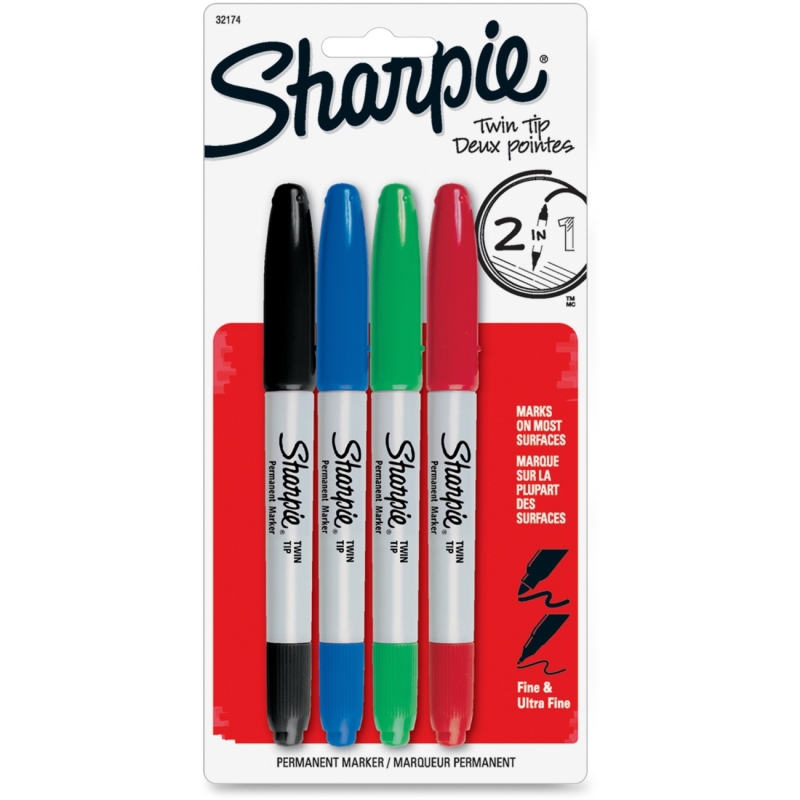 Sharpie Twin Tip Permant Maker 32174PP SAN32174PP