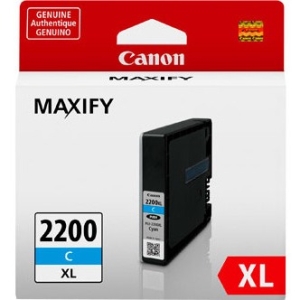 Canon Cyan Pigment Ink Tank 9268B001 PGI-2200 XL
