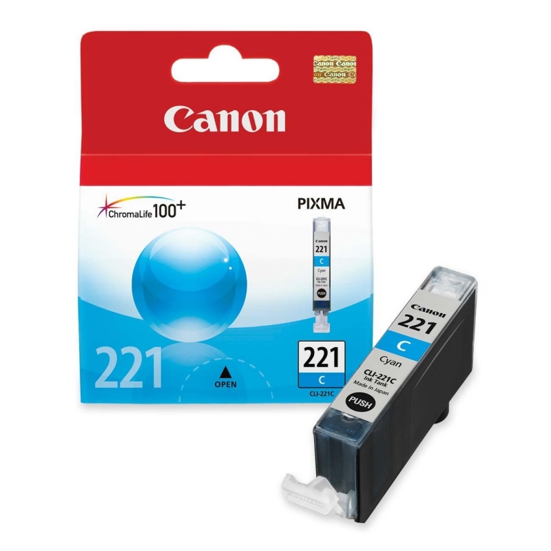 Canon Cyan Ink Cartridge CLI-221C CNMCLI221C