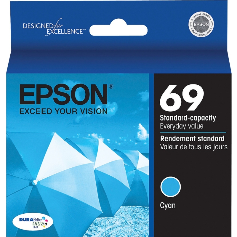 Epson DURABrite T069220 Cyan Ink Cartridge T069220-S EPST069220S