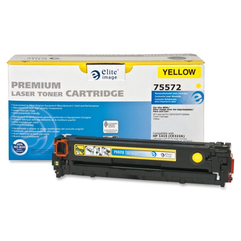 Elite Image Remanufactured Toner Cartridge Alternative For HP 128A (CE322A) 75572 ELI75572