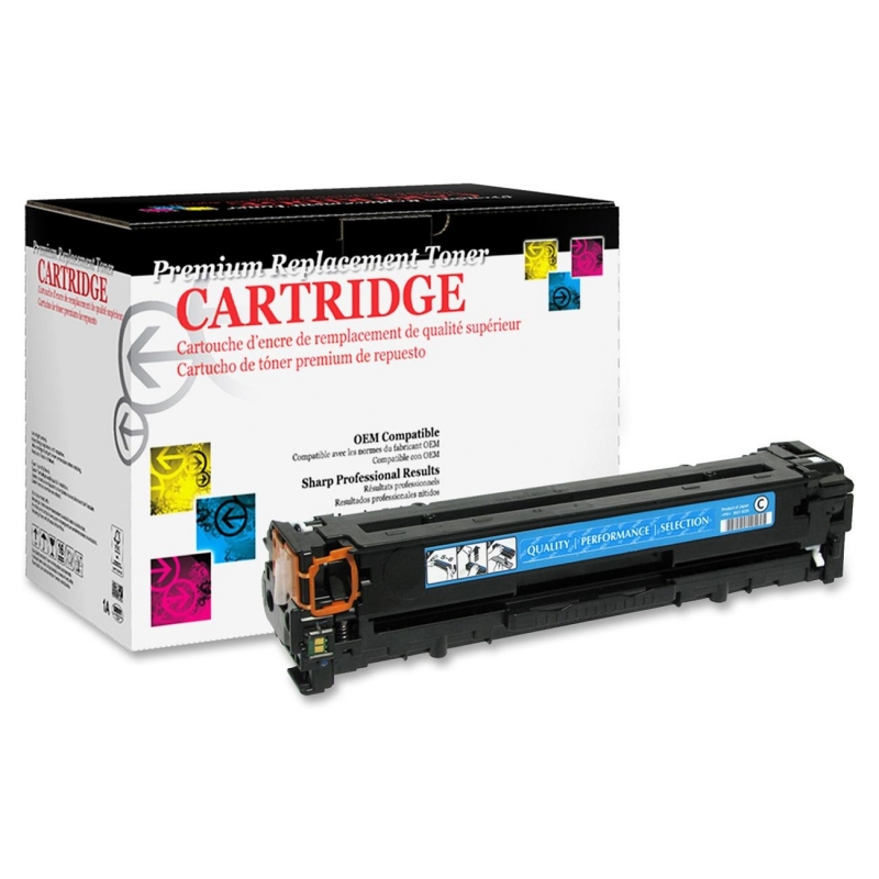 West Point Remanufactured Toner Cartridge Alternative For HP 125A (CB541A) 200123P WPP200123P
