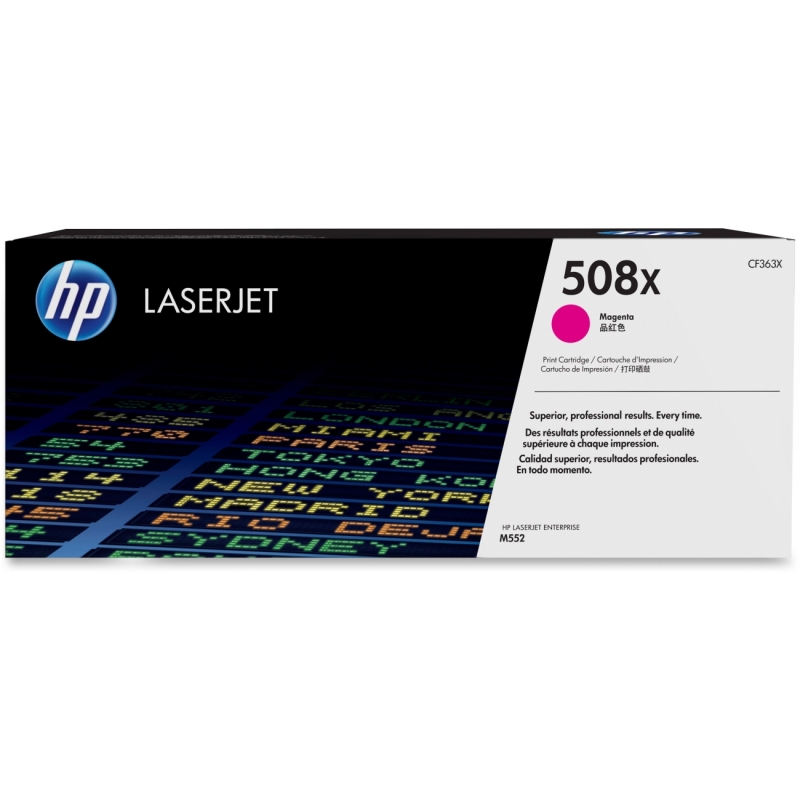 HP High Yield Original Magenta LaserJet Toner Cartridge (~9,500 pages) CF363X HEWCF363X 508X