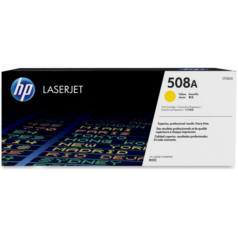 HP Original Yellow LaserJet Toner Cartridge (~5,000 pages) CF362A HEWCF362A 508A