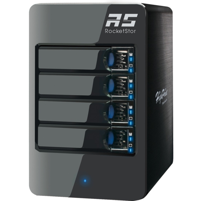 HighPoint RocketStor 4-Bay Thunderbolt 2 Hardware RAID Storage Enclosure RS6314A 6314A