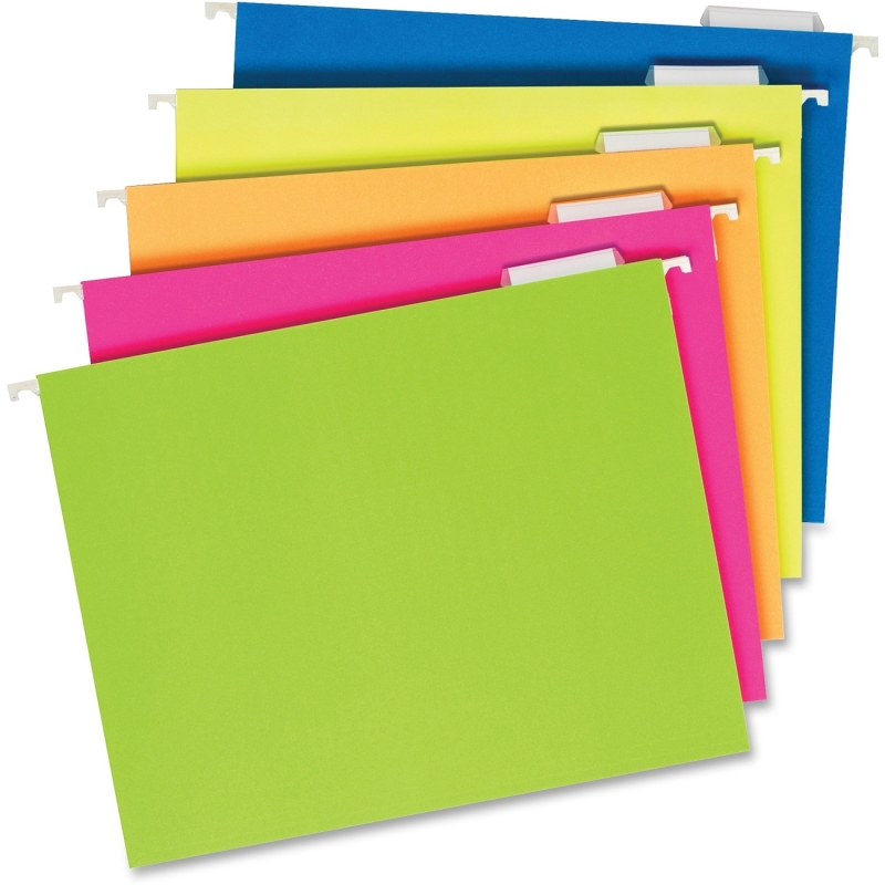 TOPS Glow Colors Hanging File Folders 81672 PFX81672