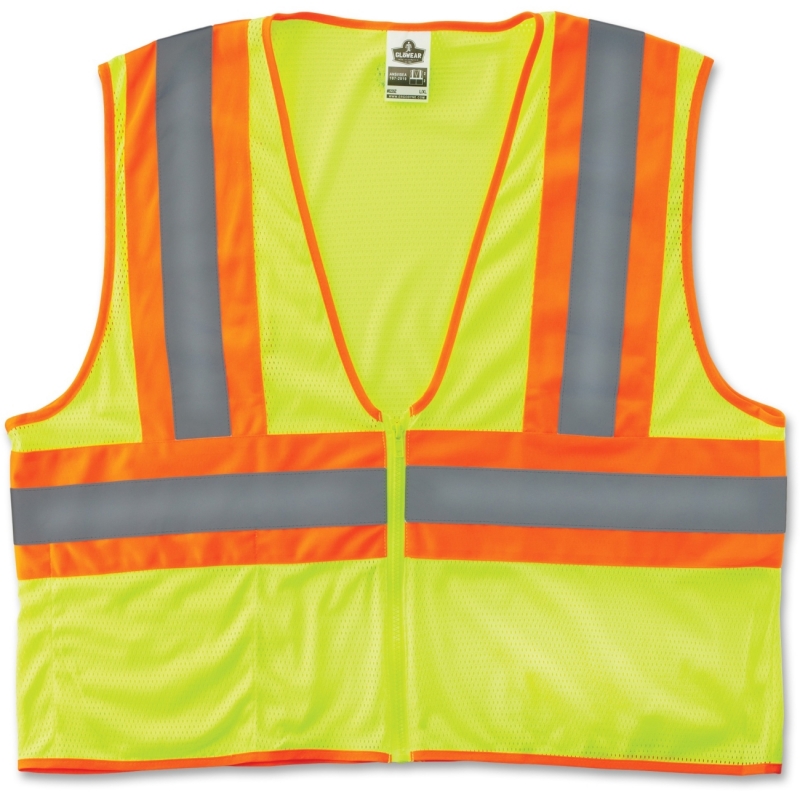 GloWear Class 2 Two-tone Lime Vest 21293 EGO21293 8229Z