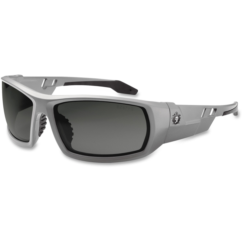 Ergodyne Fog-Off Smk Lens/Gray Frm Safety Glasses 50133 EGO50133 Odin