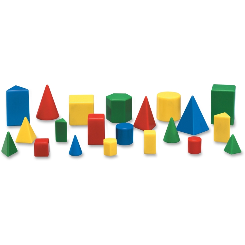 Learning Resources Mini GeoSolids Shapes Set LER0913 LRNLER0913