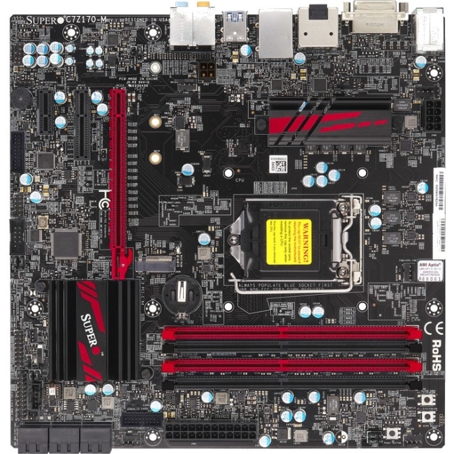 Supermicro Desktop Motherboard MBD-C7Z170-M-O C7Z170-M