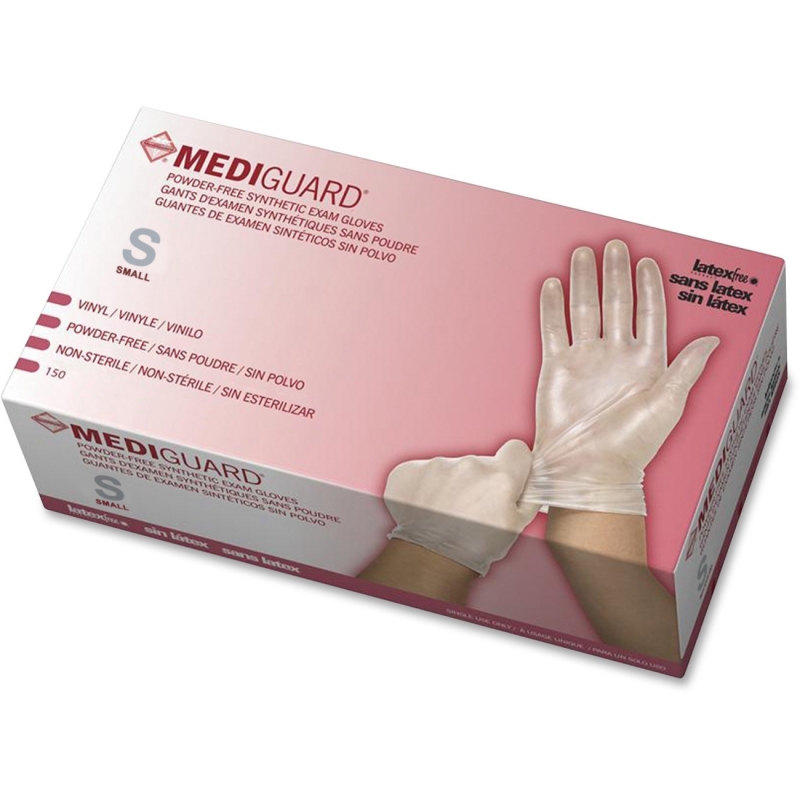 Medline MediGuard Vinyl Non-sterile Exam Gloves 6MSV511 MII6MSV511