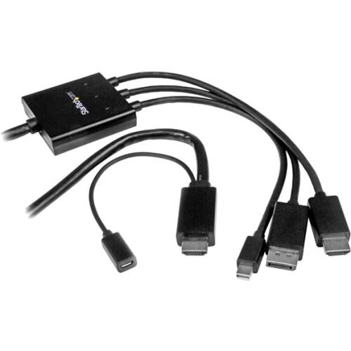 StarTech.com HDMI, DisplayPort or Mini DisplayPort to HDMI Converter Cable - 2 m (6 ft) DPMDPHD2HD