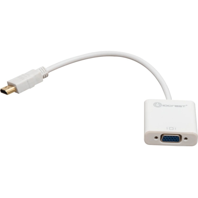 SYBA Multimedia IO Crest HDMI to VGA Adapter, with Audio Support SY-ADA31044