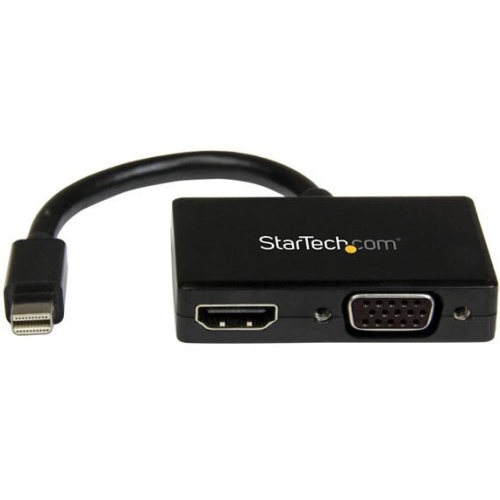 StarTech.com Travel A/V adapter: 2-in-1 Mini DisplayPort to HDMI or VGA converter MDP2HDVGA