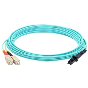 AddOn 7m Multi-Mode fiber (MMF) Duplex SC/MTRJ OM3 Aqua Patch Cable ADD-SC-MTRJ-7M5OM3