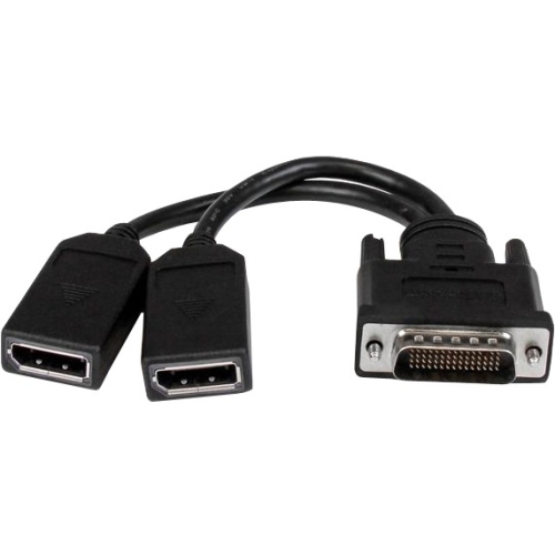 StarTech.com 8in LFH 59 Male to Dual Female DisplayPort DMS 59 Cable DMSDPDP1