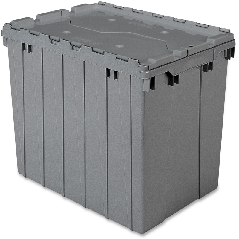 Akro-Mils Attached Lid Container 39170GREY AKM39170GREY 39170