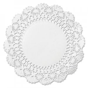 Hoffmaster Cambridge Lace Doilies, Round, 12", White, 1000/Carton HFM500239 500239