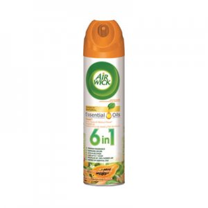 Air Wick 4 in 1 Aerosol Air Freshener,8oz Can, Hawaii Exotic Papaya/Hibiscus Flower,12/CT RAC85257 62338-85257