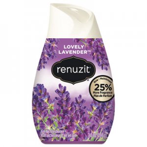 Renuzit Adjustables Air Freshener, Lovely Lavender, Solid, 7 oz, 12/Carton DIA35001CT DIA 35001
