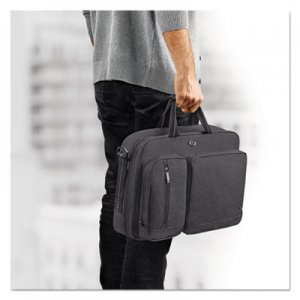 Solo Urban Hybrid Briefcase, 15.6", 16 3/4" x 4" x 12", Gray USLUBN31010 UBN310-4