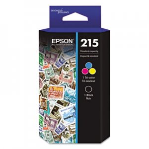 Epson T215120 (215) DURABrite Ultra Ink, Cyan/Magenta/Yellow EPST215120BCS T215120BCS