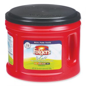 Folgers Coffee, Half Caff, 25.4 oz Canister FOL20527 2550020527