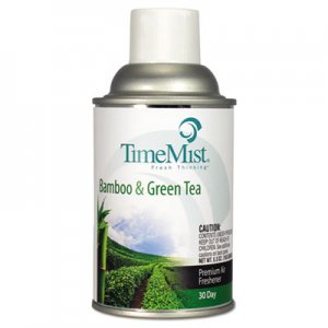 TimeMist Metered Aerosol Fragrance Dispenser Refill, Bamboo/Green Tea,6.6oz Aerosol,12/CT TMS1047606CT 1047606