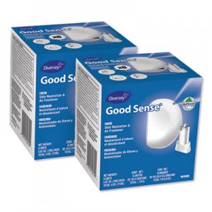 Diversey Good Sense Automatic Spray System, Fresh Scent, Yellow, 0.67 oz Cartridge, 12/Carton DVO904809 904809