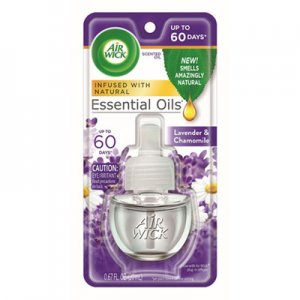 Air Wick Scented Oil Refill, Lavender and Chamo mile, 0.67 oz, Purple, 8/Carton RAC78297CT 62338-78297