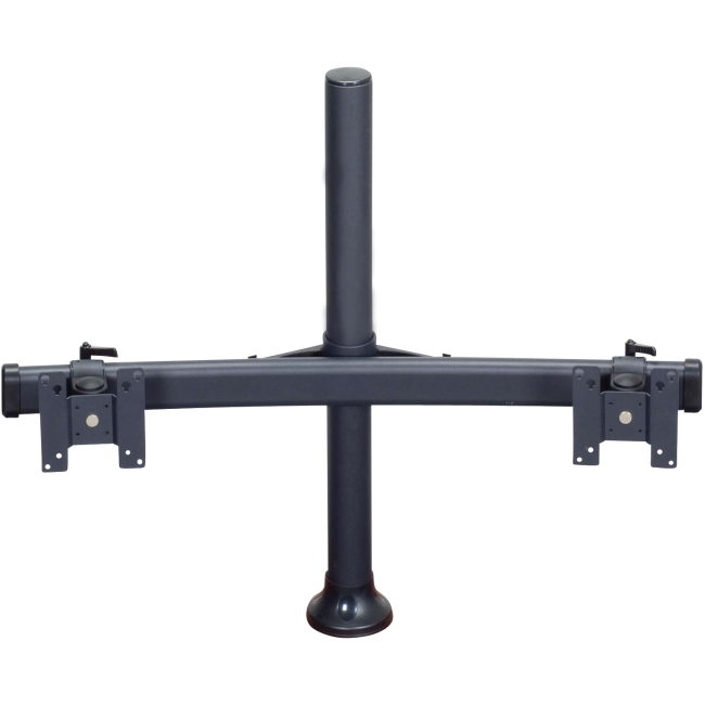 Premier Mounts Dual Monitor Curved Bow on 15" Tube with Grommet Base MM-BH152