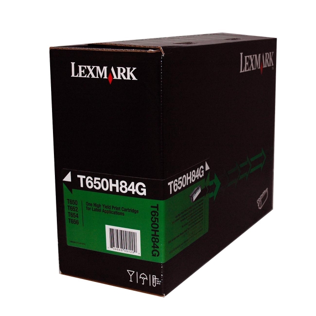 Lexmark High Yield Black Toner Cartridge T650H84G