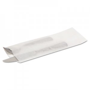 Bagcraft Silverware Bags, 2.25" x 10", White, 2,000/Carton BGC300039 300039