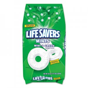 LifeSavers Hard Candy Mints, Wint-O-Green, 50 oz Bag LFS21524 WMW21524