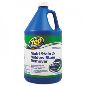 Zep Commercial Mold Stain and Mildew Stain Remover, 1 gal Bottle ZPEZUMILDEW128E ZUMILDEW128