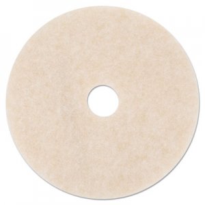 3M Ultra High-Speed TopLine Floor Burnishing Pads 3200, 20" Dia., White/Amber, 5/CT MMM18066 3200