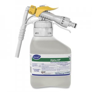 Diversey Alpha-HP Multi-Surface Disinfectant Cleaner, Citrus Scent, 1.5 L RTD Spray Bottle, 2/Carton DVO5549254 5549254