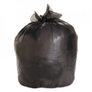 Boardwalk Low-Density Waste Can Liners, 33 gal, 0.5 mil, 33" x 39", Black, 200/Carton BWK3339H H6639MKKR01