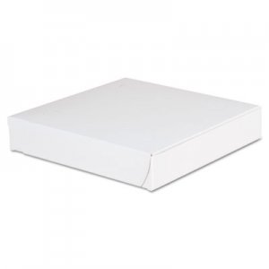 SCT Lock-Corner Pizza Boxes, 8 x 8 x 1.5, White, 100/Carton SCH1401 1401