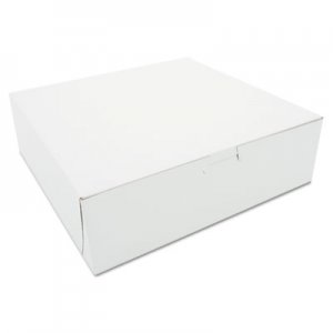 SCT Tuck-Top Bakery Boxes, 10 x 10 x 3, White, 200/Carton SCH0971 SCH 0971