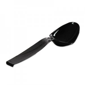 WNA Plastic Spoons, 9 Inches, Black, 144/Case WNAA7SPBL WNA A7SPBL