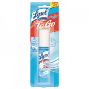 LYSOL Brand Disinfectant Spray To Go, Crisp Linen, 1 oz Aerosol Spray, 12/Carton RAC79132CT 19200-79132